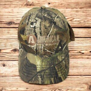 Realtree AP HD Camo Strapback Cap Trucker Hunting Hat American Pipe Supply NEW